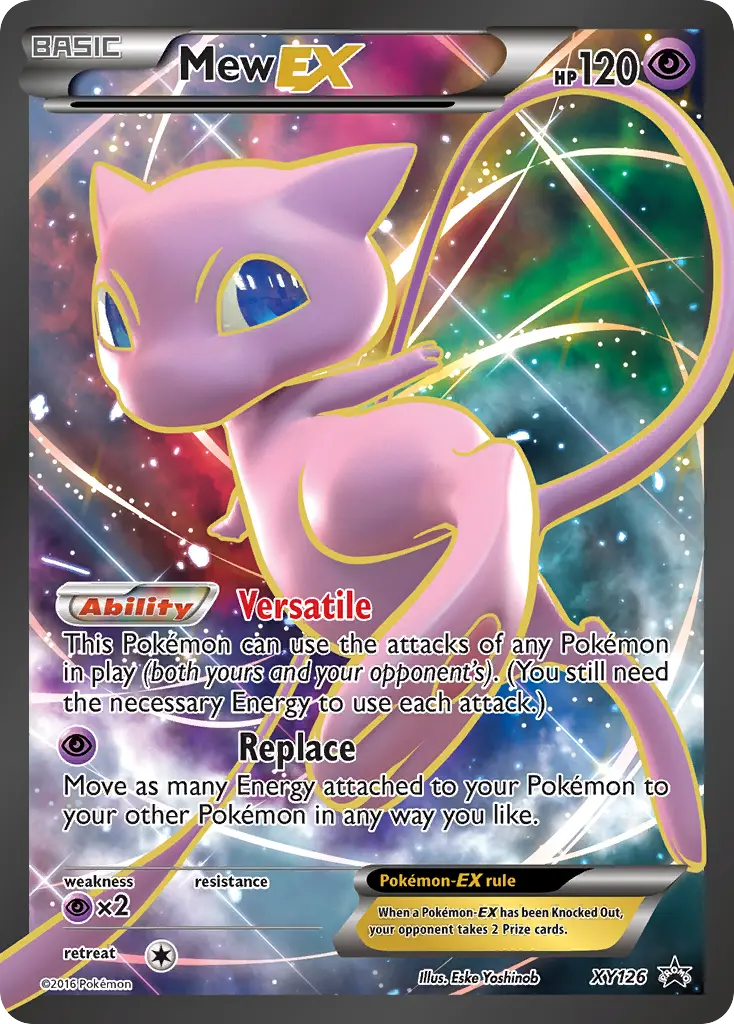 Mew-EX - XY Black Star Promos XY126 (Holo)