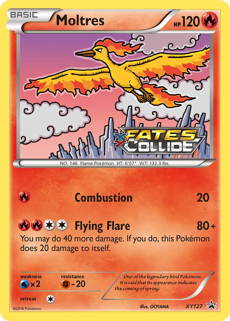 Moltres - XY Black Star Promos XY127 (Holo)