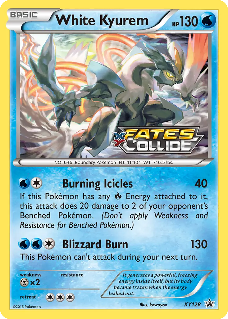 White Kyurem - XY Black Star Promos XY128 (Holo)