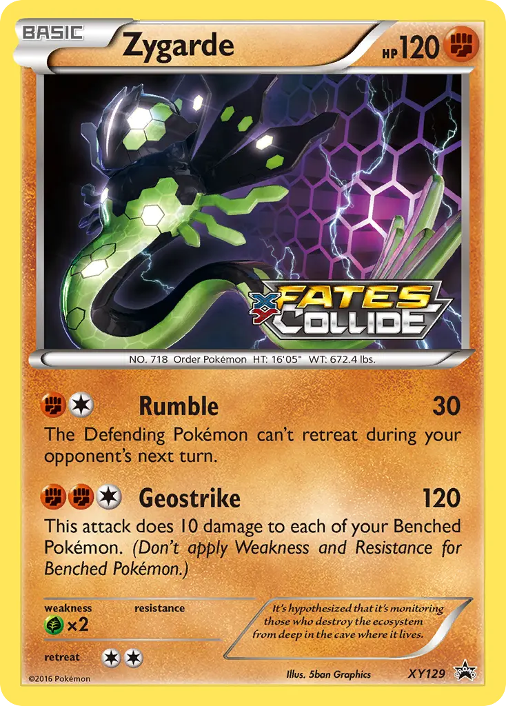 Zygarde - XY Black Star Promos XY129 (Holo)