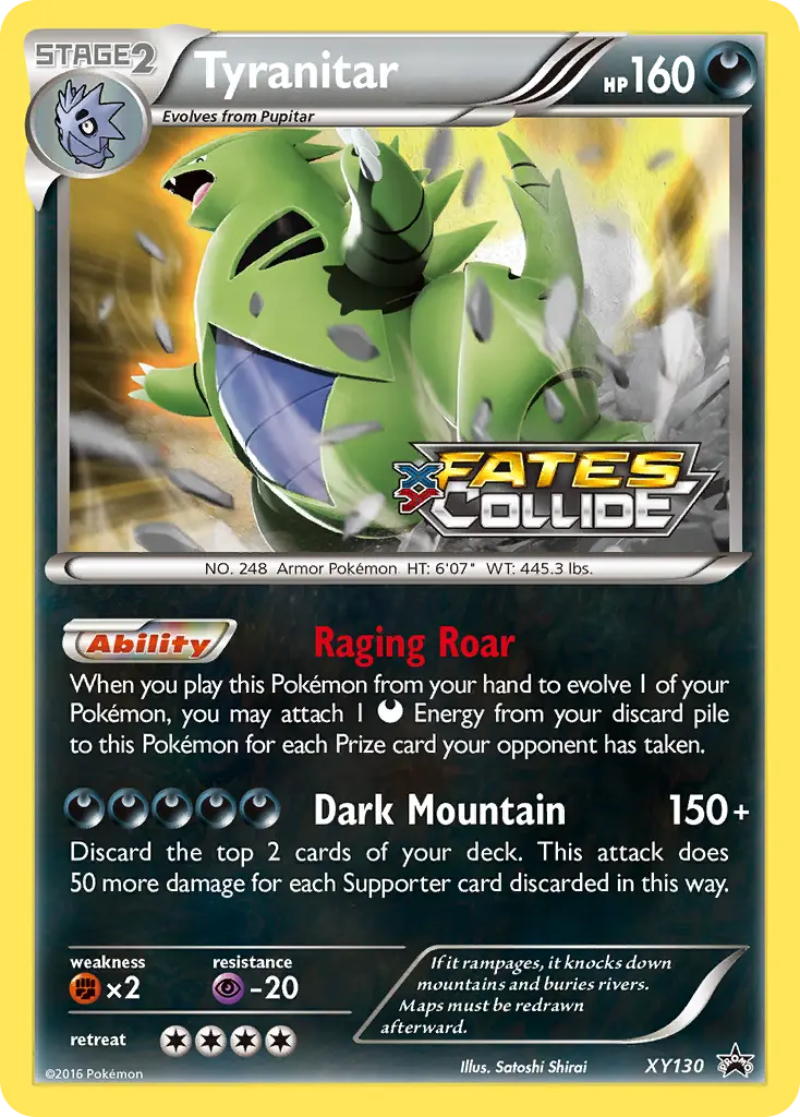 Tyranitar - XY Black Star Promos XY130 (Holo)