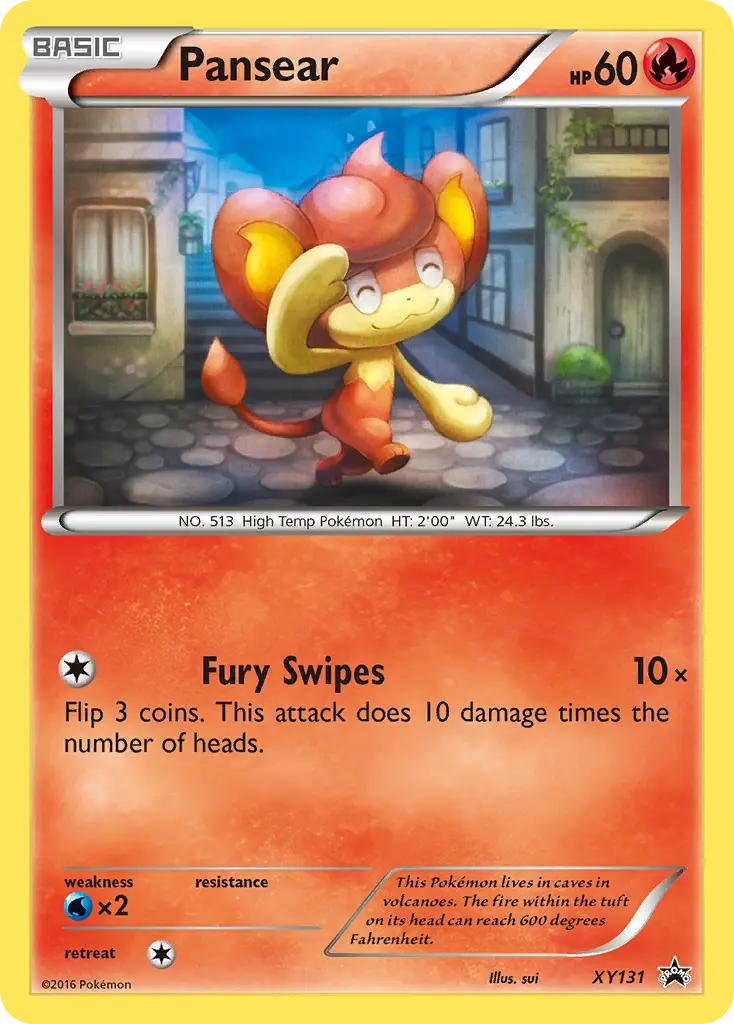 Pansear - XY Black Star Promos XY131 (Holo)