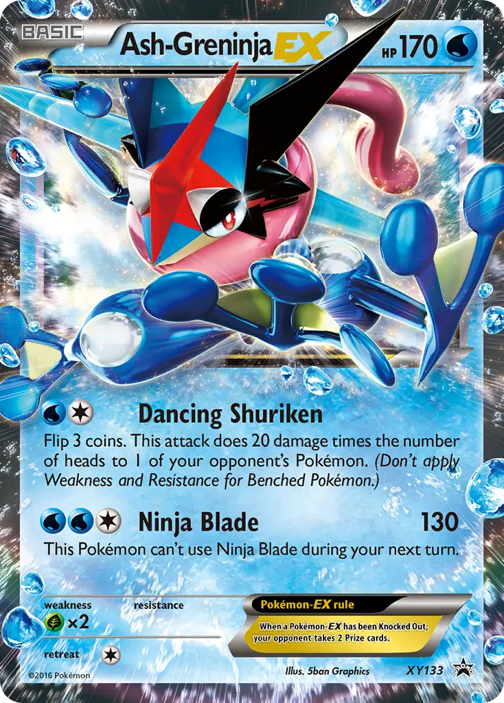 Ash-Greninja-EX - XY Black Star Promos XY133 (Holo)