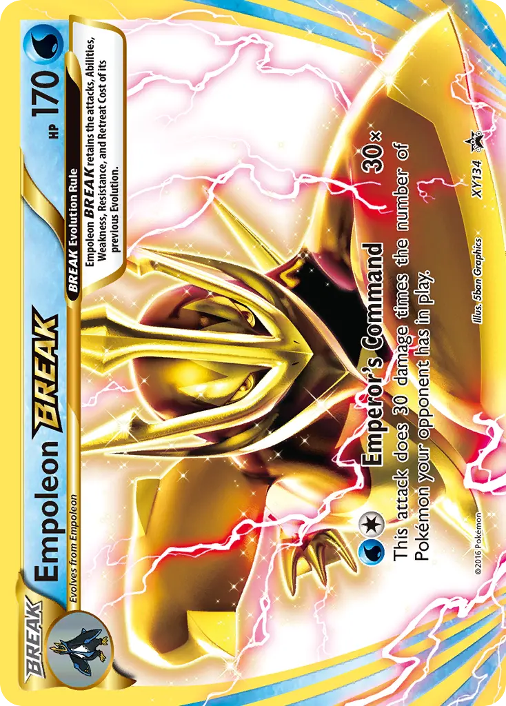 Empoleon BREAK - XY Black Star Promos XY134 (Holo)