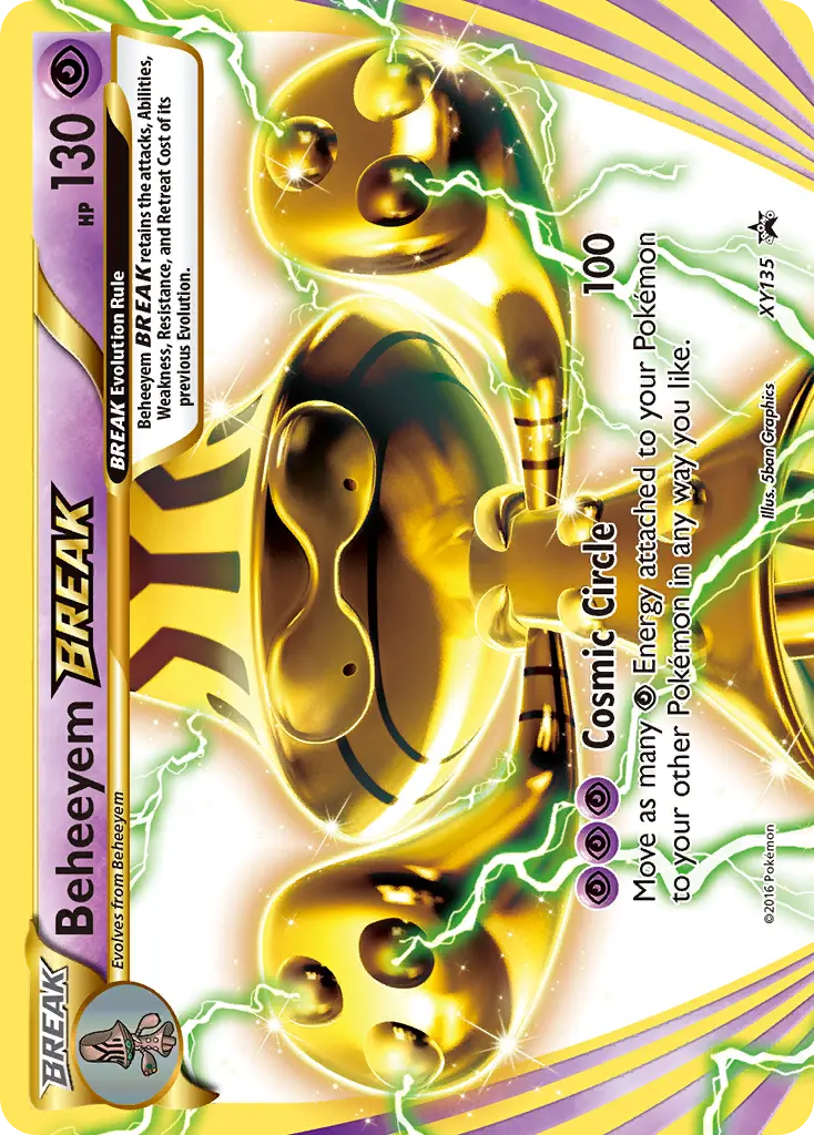 Beheeyem BREAK - XY Black Star Promos XY135 (Holo)
