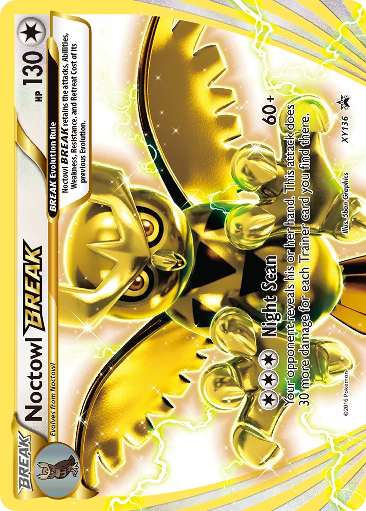 Noctowl BREAK - XY Black Star Promos XY136 (Holo)