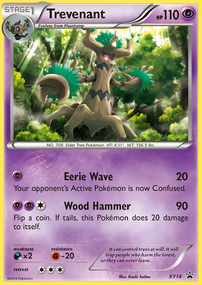 Trevenant - XY Black Star Promos XY14 (Holo)