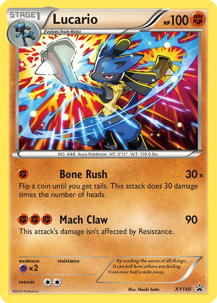 Lucario - XY Black Star Promos XY140 (Holo)