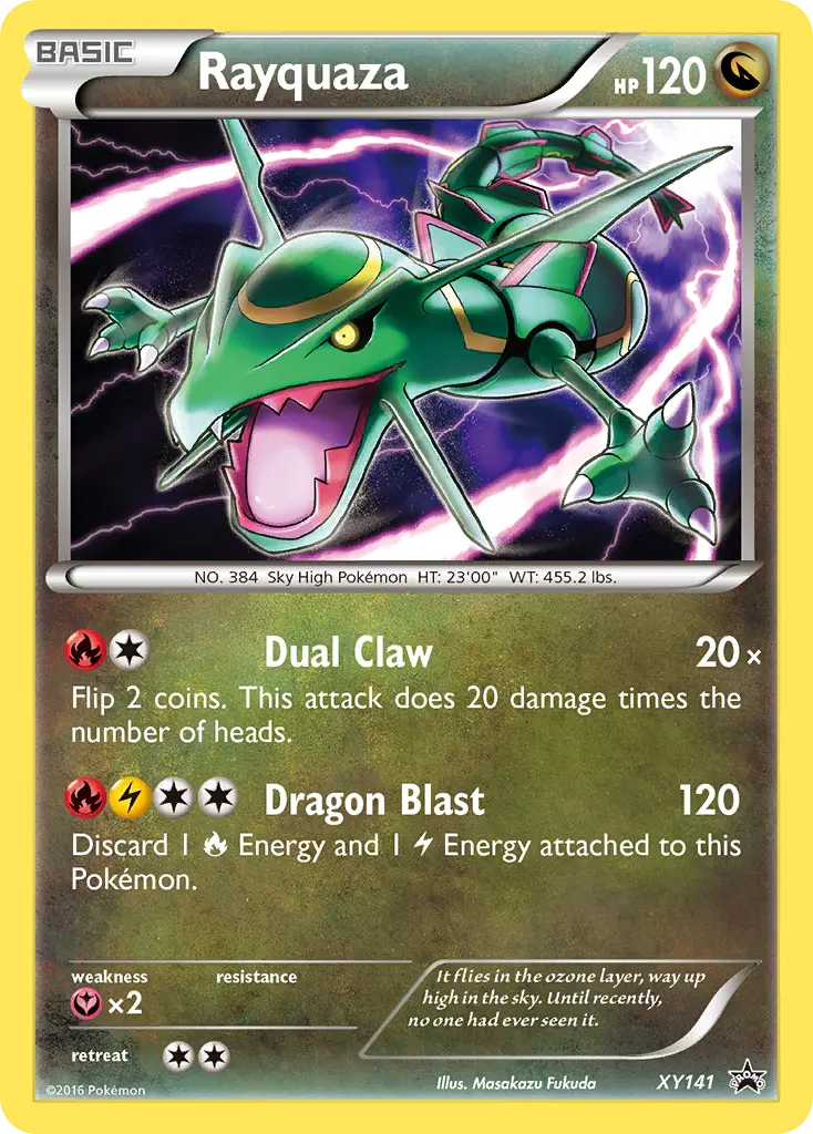 Rayquaza - XY Black Star Promos XY141 (Holo)