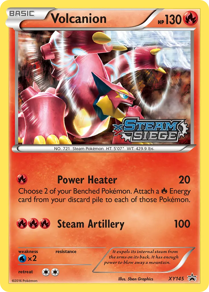 Volcanion - XY Black Star Promos XY145 (Holo)