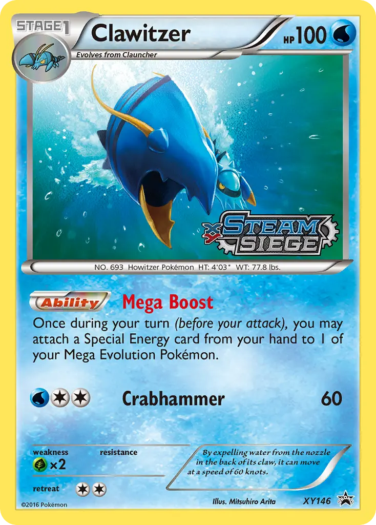 Clawitzer - XY Black Star Promos XY146 (Holo)