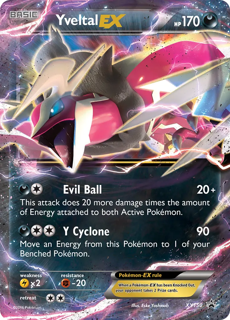 Yveltal-EX - XY Black Star Promos XY150 (Holo)