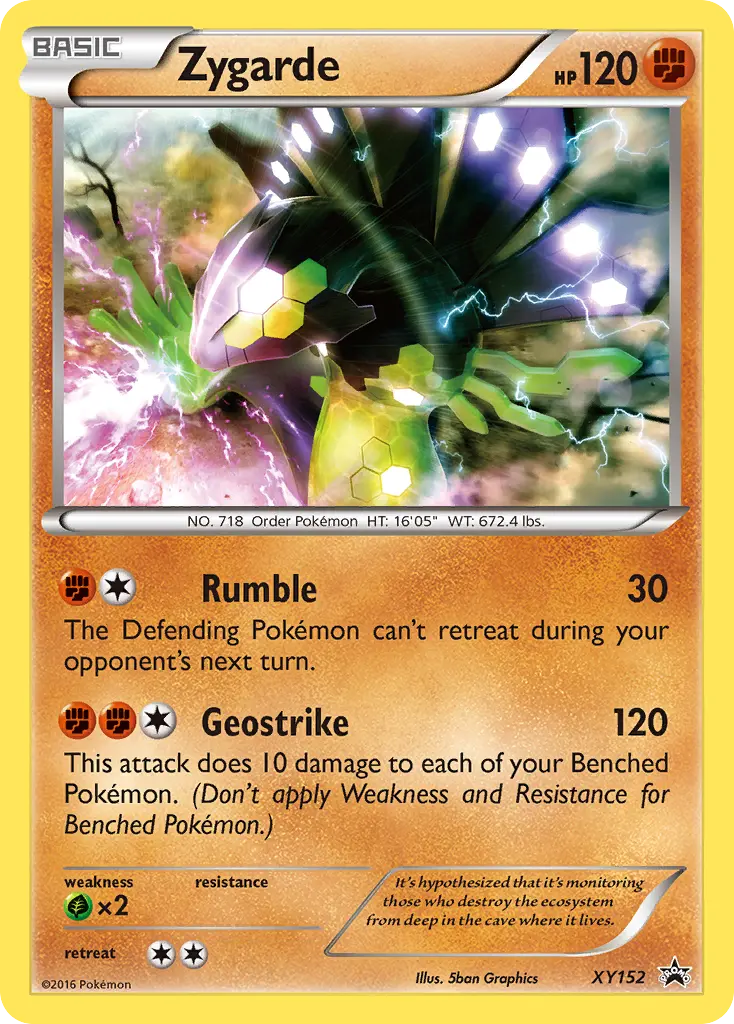 Zygarde - XY Black Star Promos XY152 (Holo)
