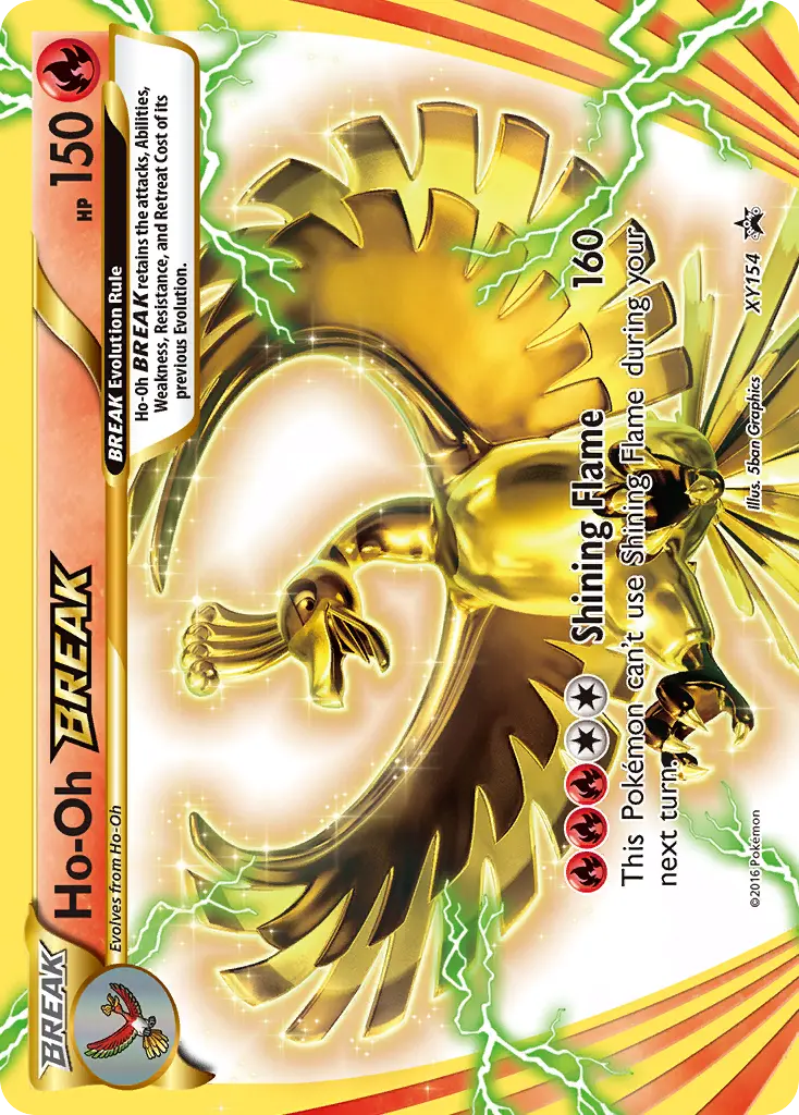 Ho-Oh BREAK - XY Black Star Promos XY154 (Holo)