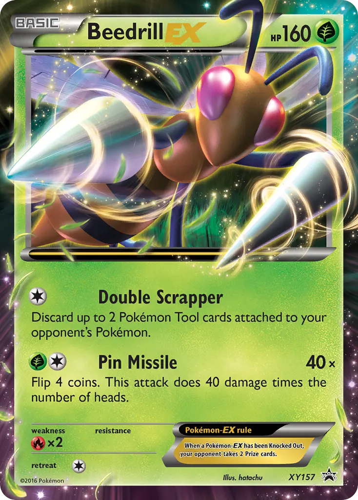 Beedrill-EX - XY Black Star Promos XY157 (Holo)