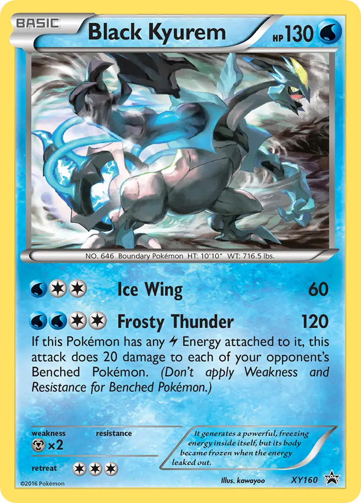 Black Kyurem - XY Black Star Promos XY160 (Holo)