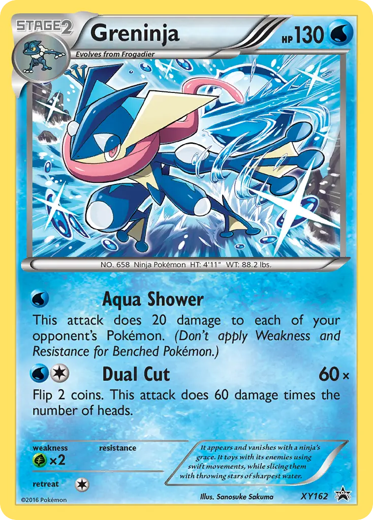 Greninja - XY Black Star Promos XY162 (Holo)