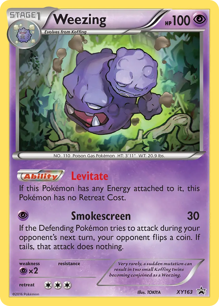 Weezing - XY Black Star Promos XY163 (Holo)