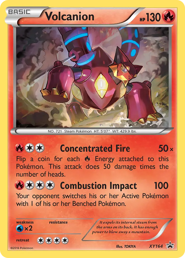 Volcanion - XY Black Star Promos XY164 (Holo)