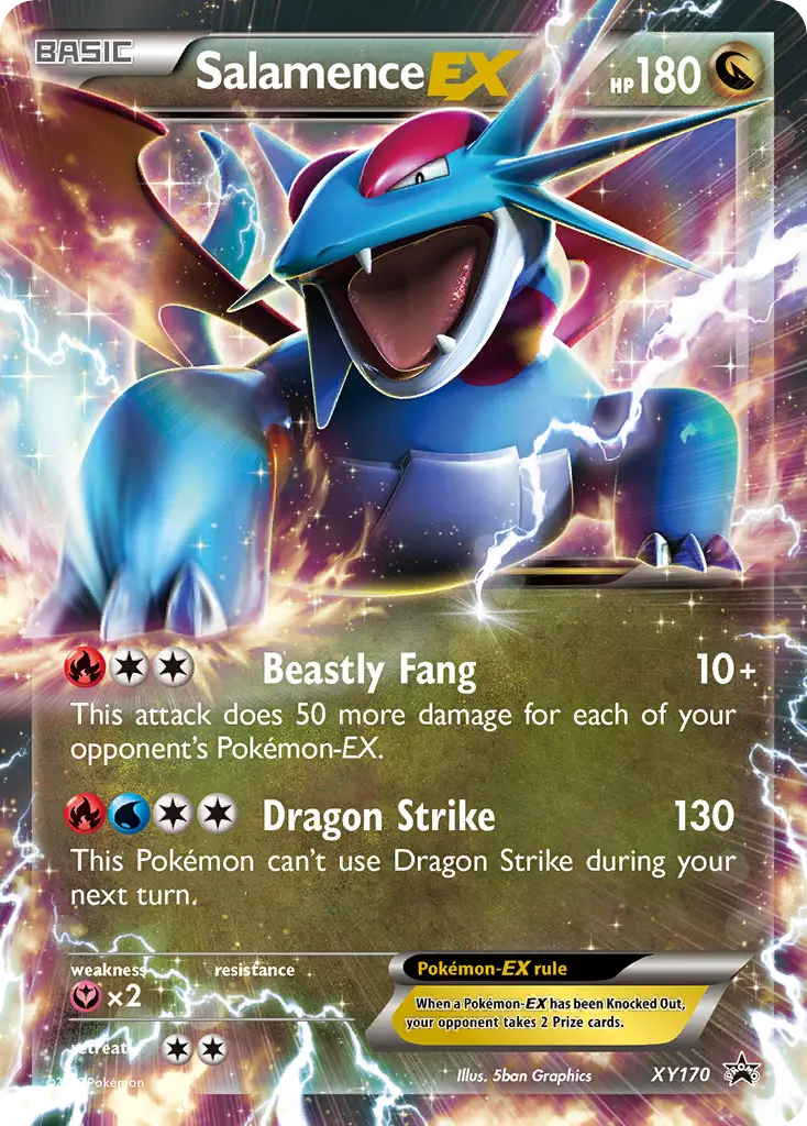 Salamence-EX - XY Black Star Promos XY170 (Holo)