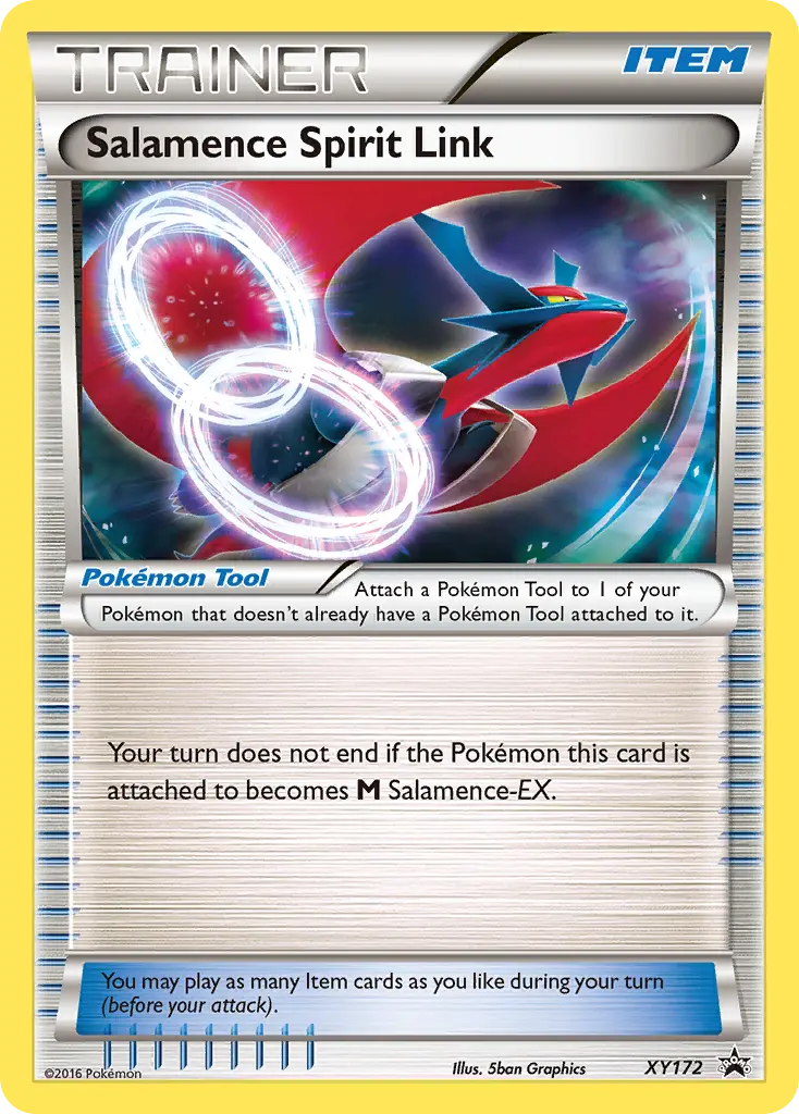 Salamence Spirit Link - XY Black Star Promos XY172 (Holo)