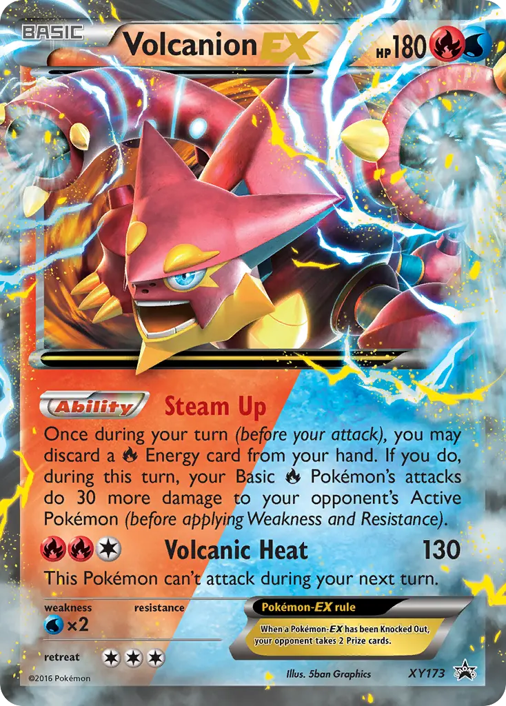Volcanion-EX - XY Black Star Promos XY173 (Holo)