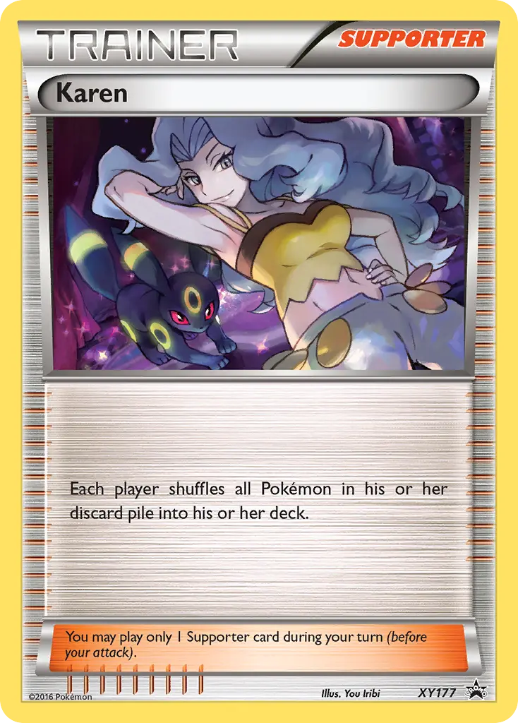 Karen - XY Black Star Promos XY177 (Holo)