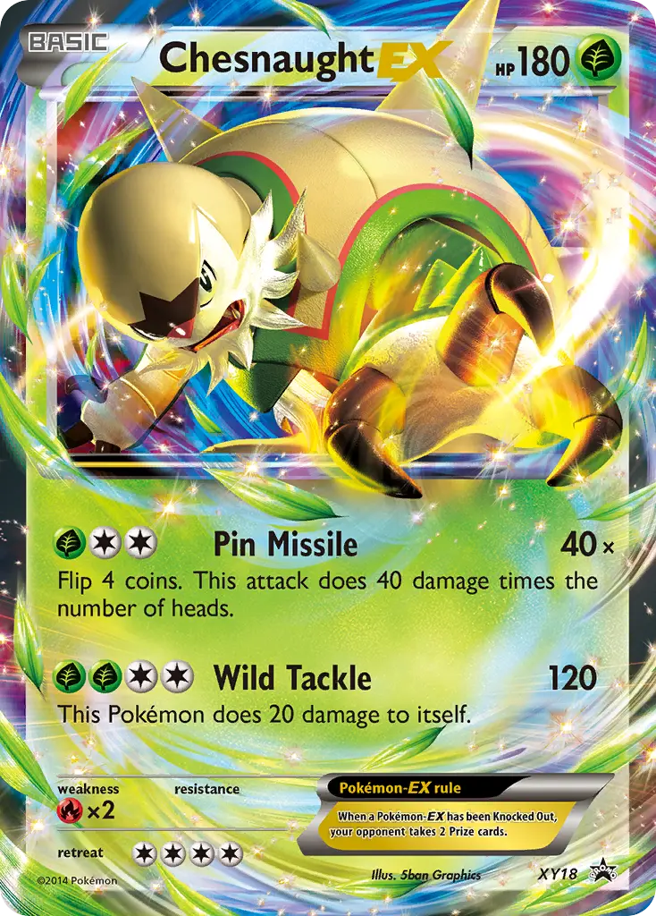 Chesnaught-EX - XY Black Star Promos XY18 (Holo)