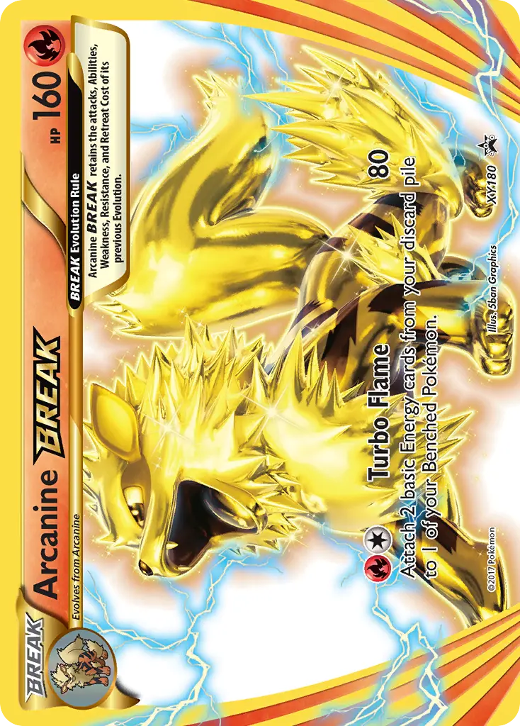 Arcanine BREAK - XY Black Star Promos XY180 (Holo)