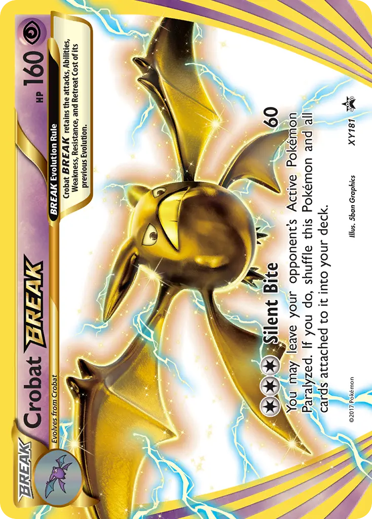 Crobat BREAK - XY Black Star Promos XY181 (Holo)