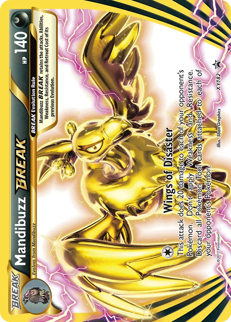 Mandibuzz BREAK - XY Black Star Promos XY182 (Holo)