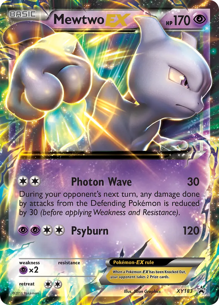 Mewtwo-EX - XY Black Star Promos XY183 (Holo)