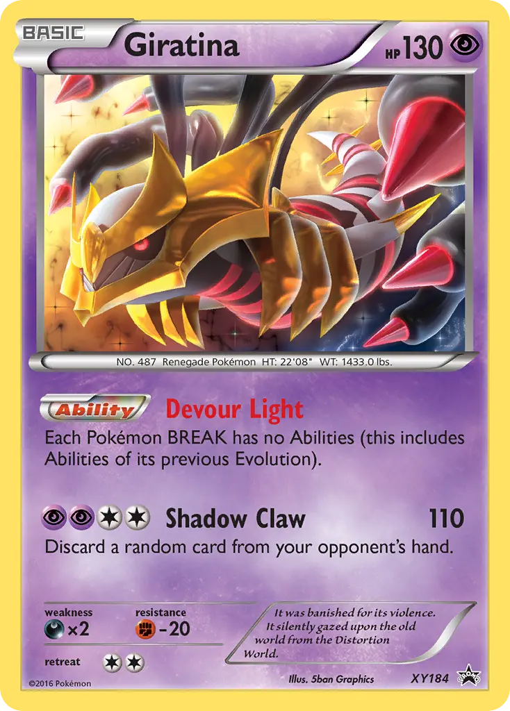 Giratina - XY Black Star Promos XY184 (Holo)