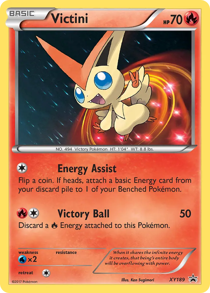 Victini - XY Black Star Promos XY189 (Holo)