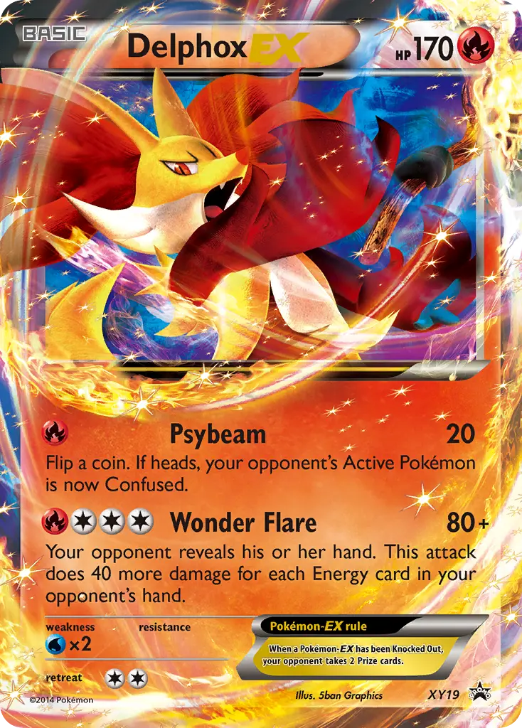 Delphox-EX - XY Black Star Promos XY19 (Holo)