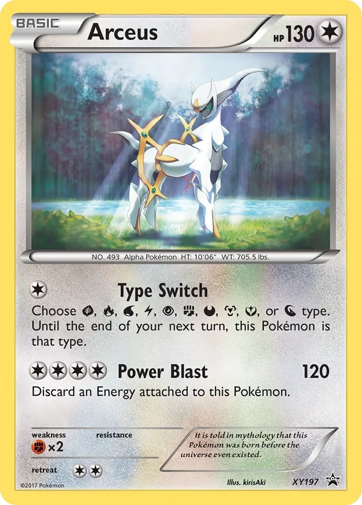 Arceus - XY Black Star Promos XY197 (Holo)