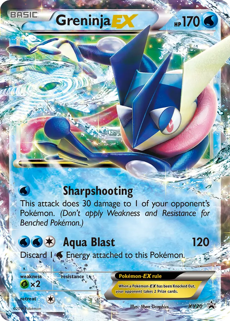 Greninja-EX - XY Black Star Promos XY20 (Holo)