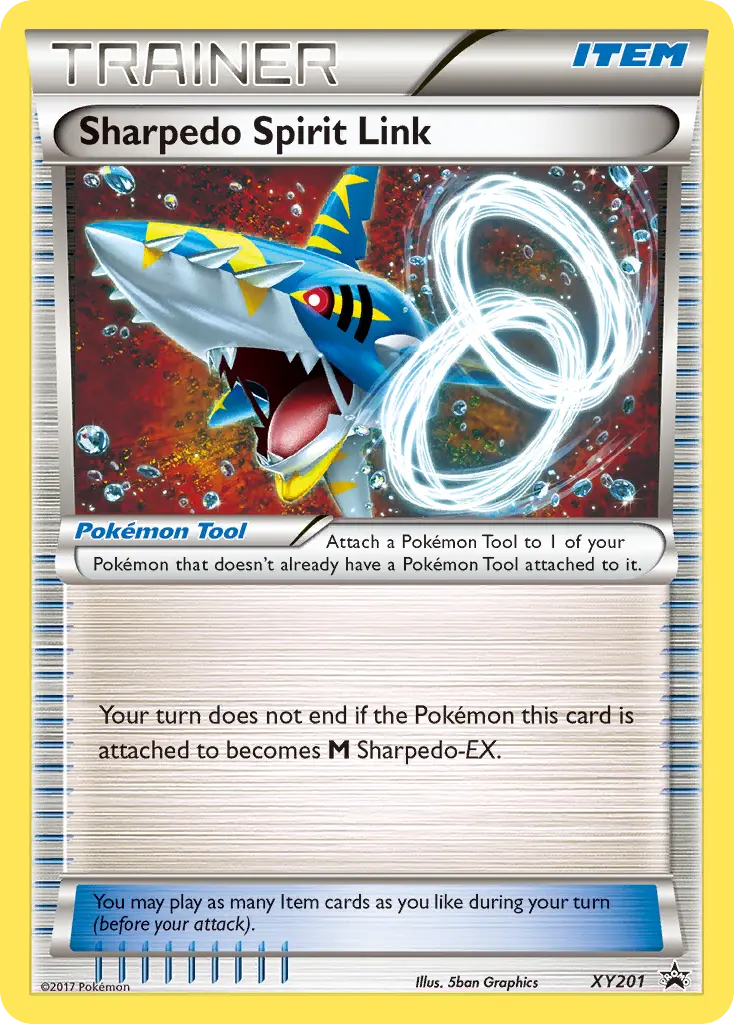 Sharpedo Spirit Link - XY Black Star Promos XY201 (Holo)