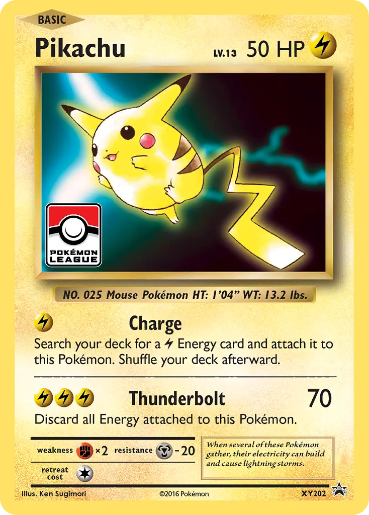 Pikachu - XY Black Star Promos XY202 (Holo)