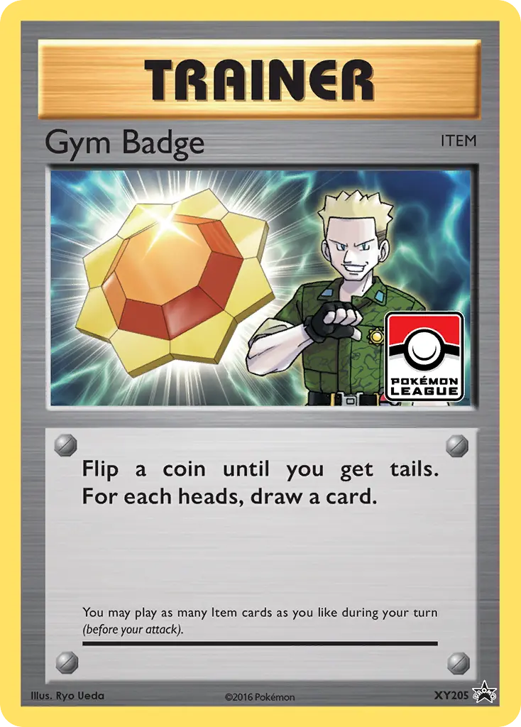 Gym Badge - XY Black Star Promos XY205 (Holo)