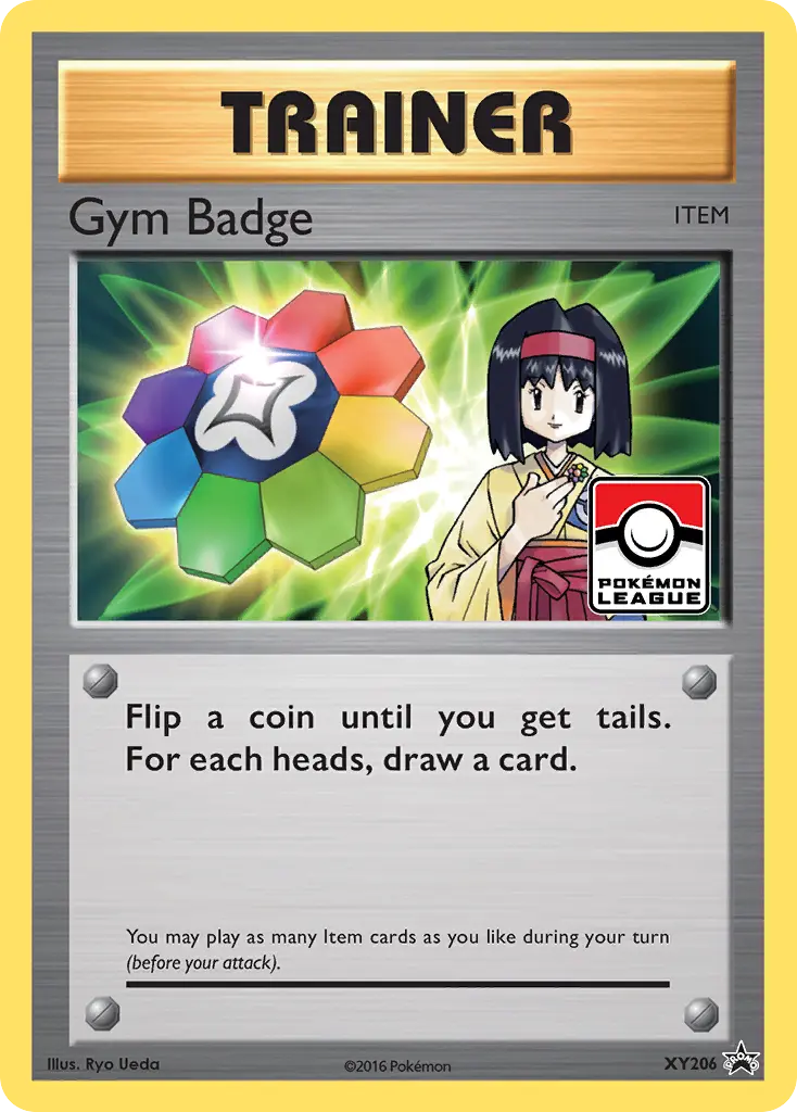 Gym Badge - XY Black Star Promos XY206 (Holo)