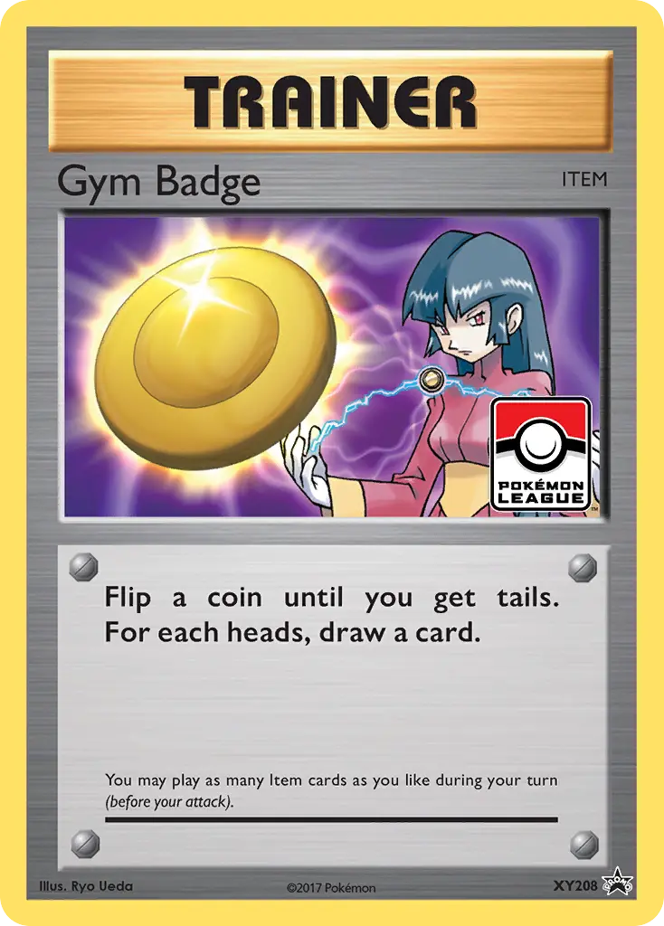 Gym Badge - XY Black Star Promos XY208 (Holo)