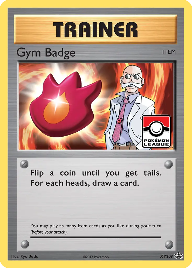 Gym Badge - XY Black Star Promos XY209 (Holo)