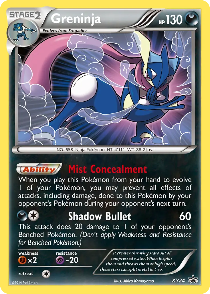 Greninja - XY Black Star Promos XY24 (Holo)