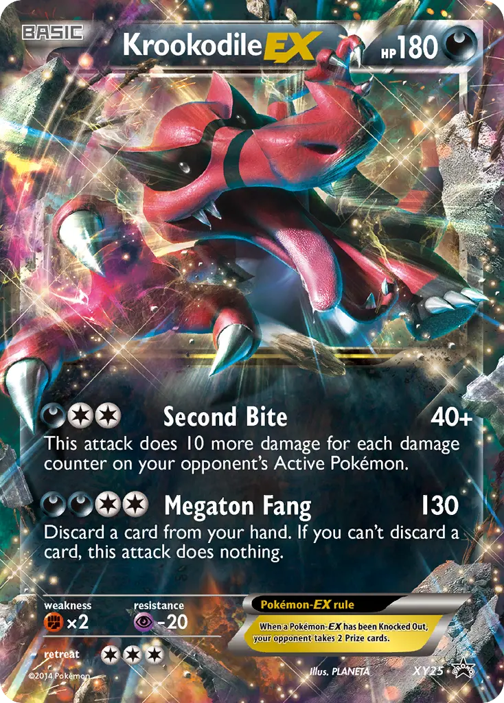 Krookodile-EX - XY Black Star Promos XY25 (Holo)