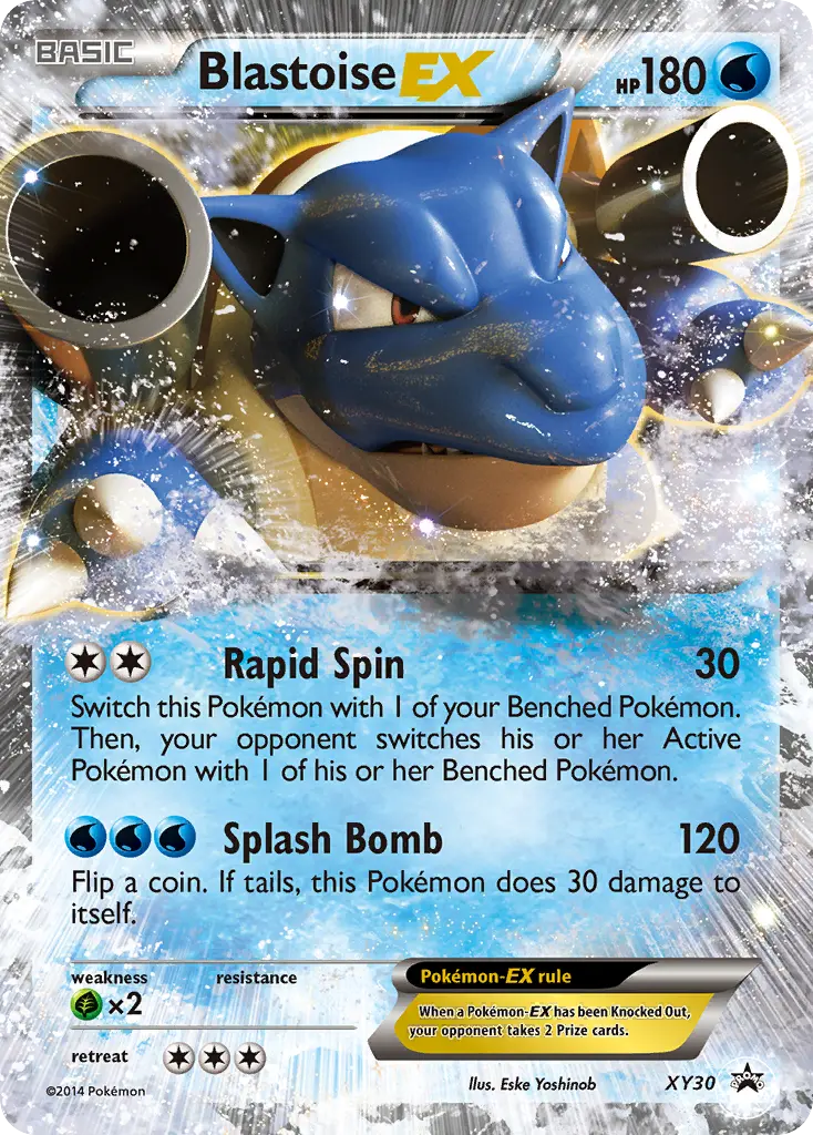 Blastoise-EX - XY Black Star Promos XY30 (Holo)