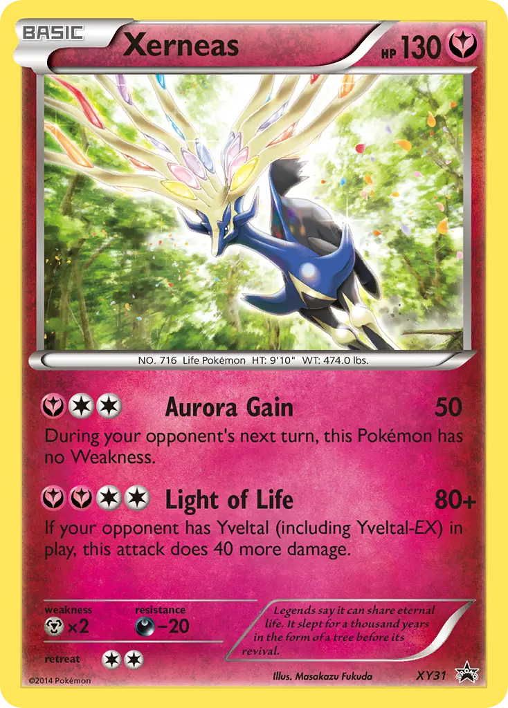 Xerneas - XY Black Star Promos XY31 (Holo)