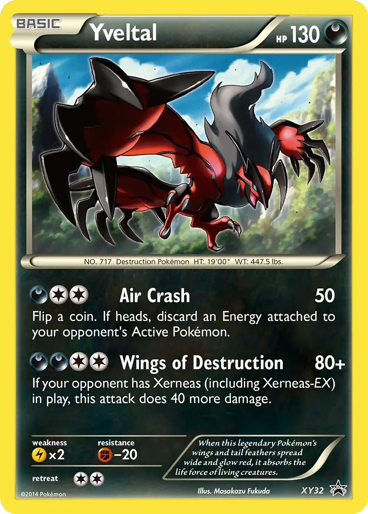 Yveltal - XY Black Star Promos XY32 (Holo)