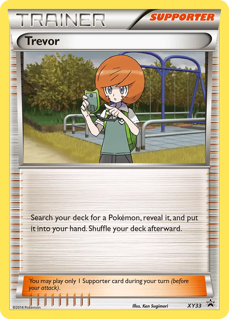 Trevor - XY Black Star Promos XY33 (Holo)