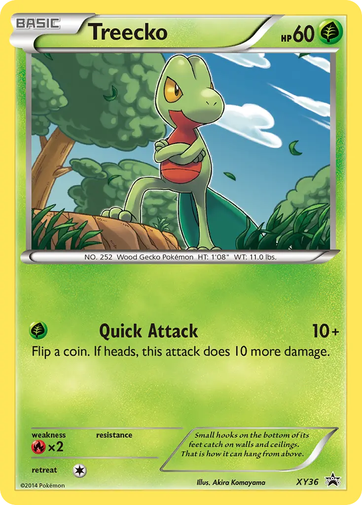 Treecko - XY Black Star Promos XY36 (Holo)